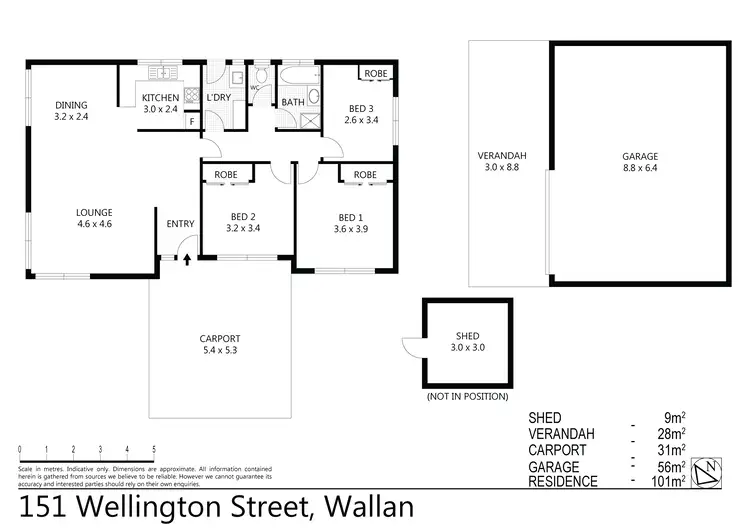 Floorplan of Homely house listing, 151 Wellington Street, Wallan VIC 3756
