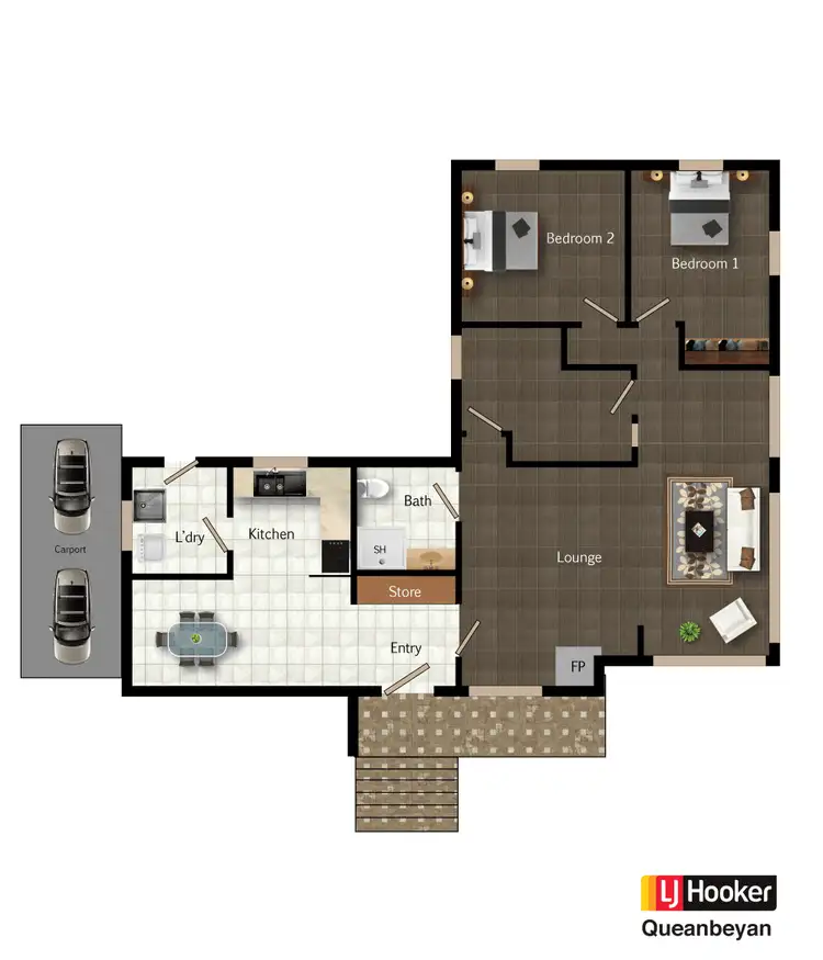 Floorplan of Homely house listing, 17 Munro Road, Queanbeyan NSW 2620