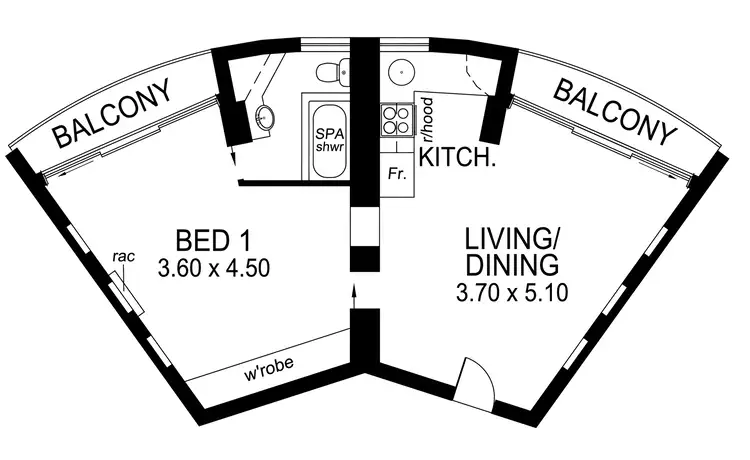 Floorplan of Homely apartment listing, 18/760 Anzac Highway, Glenelg SA 5045