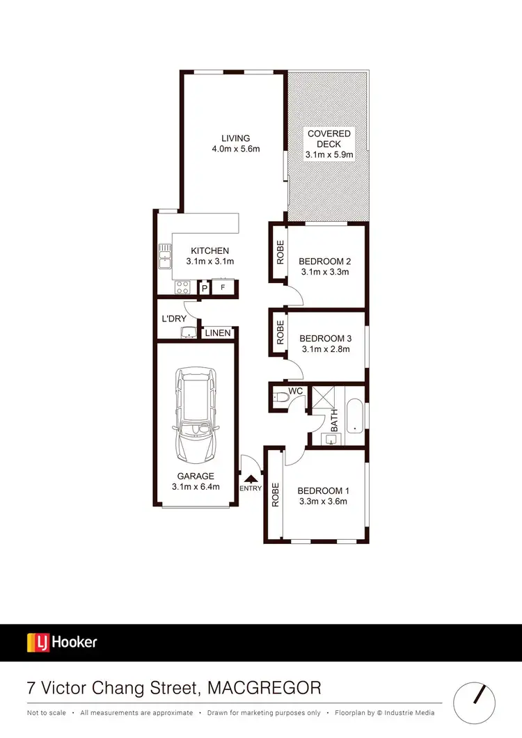 Floorplan of Homely house listing, 7 Victor Chang Street, Macgregor ACT 2615