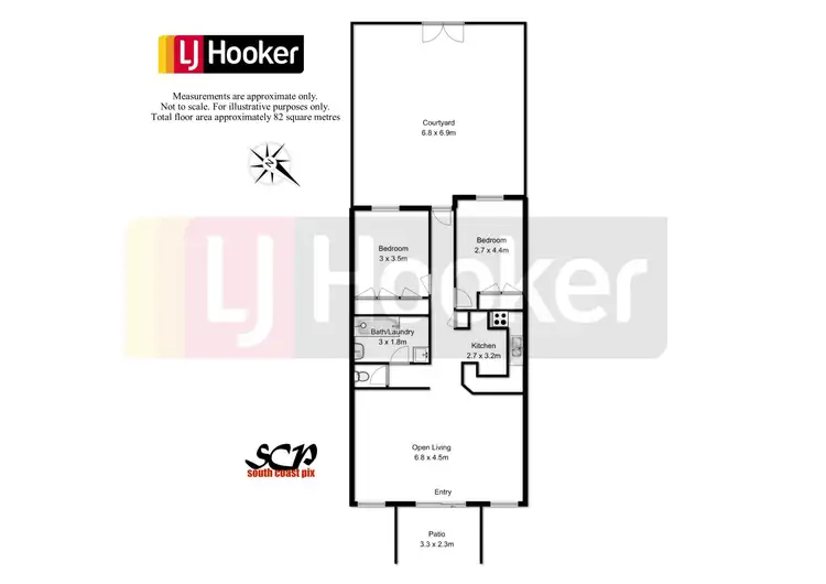 Floorplan of Homely house listing, 3/15 Eric Fenning Drive, Surf Beach NSW 2536