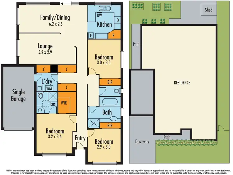 Floorplan of Homely unit listing, 13A Fifth Avenue, Dandenong VIC 3175