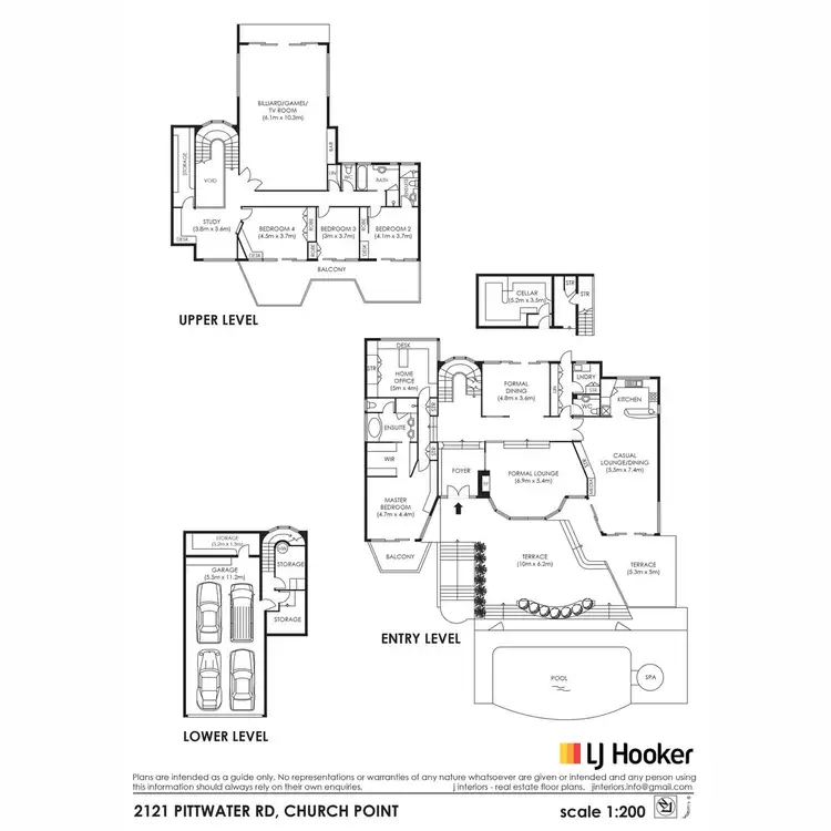 Floorplan of Homely house listing, 2121 Pittwater Road, Church Point NSW 2105