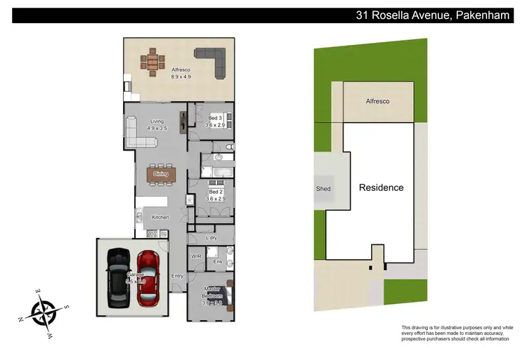 Floorplan of Homely house listing, 31 Rosella Avenue, Pakenham VIC 3810