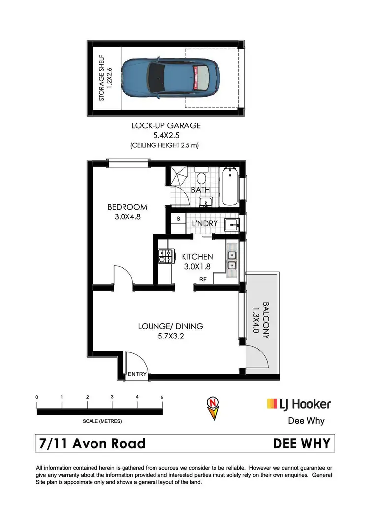 Floorplan of Homely apartment listing, 7/11 Avon Road, Dee Why NSW 2099