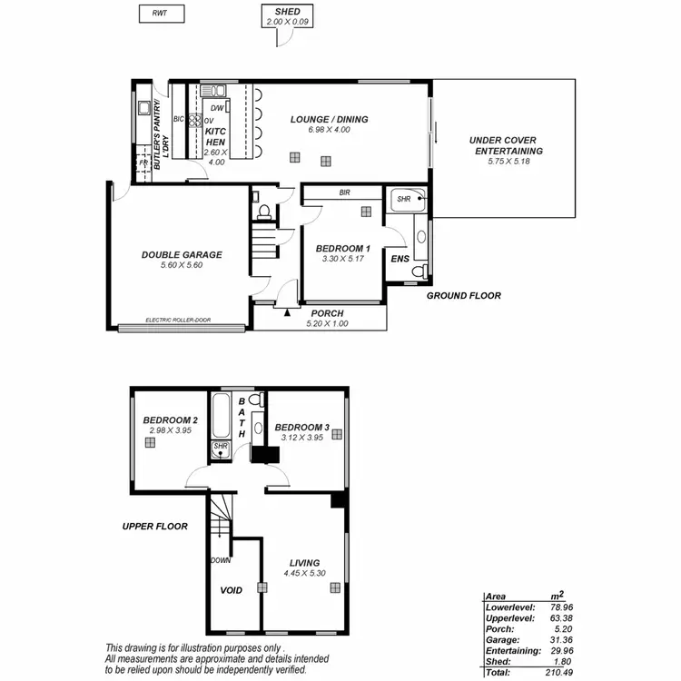 Floorplan of Homely house listing, 6 Berry Street, Magill SA 5072