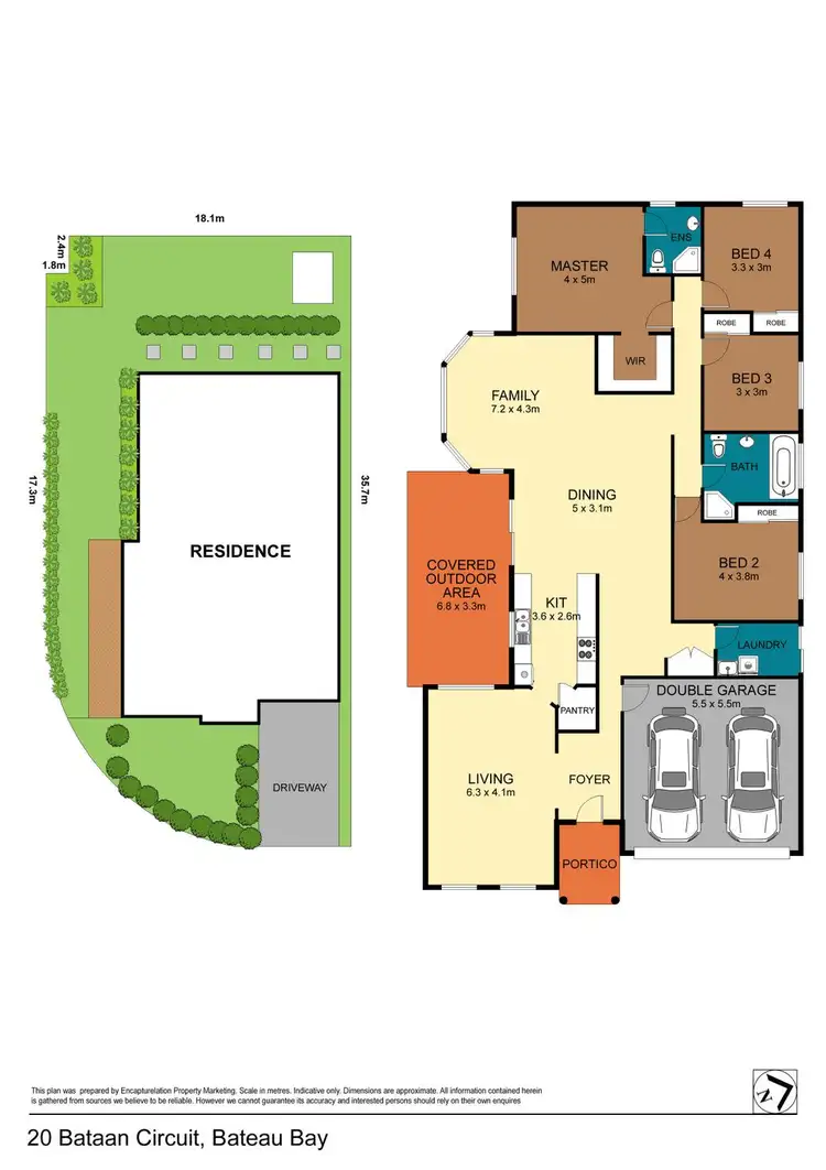 Floorplan of Homely house listing, 20 Bataan Cct, Bateau Bay NSW 2261