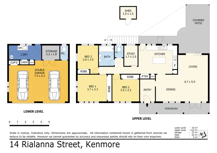 Floorplan of Homely house listing, 14 Rialanna Street, Kenmore QLD 4069