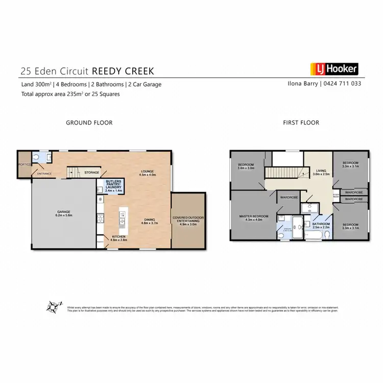 Floorplan of Homely house listing, 25 Eden Circuit, Reedy Creek QLD 4227
