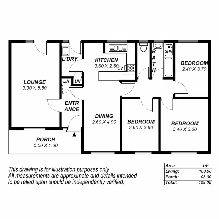 Floorplan of Homely house listing, 654 Brodie Road, Huntfield Heights SA 5163
