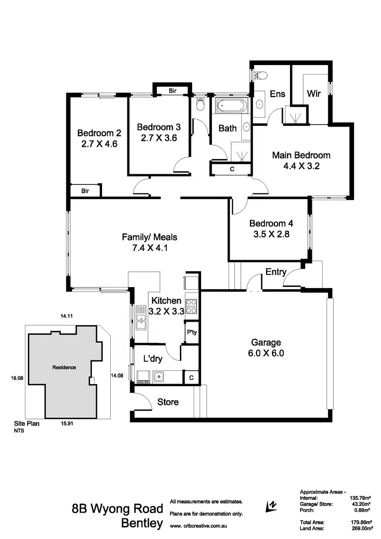 Floorplan of Homely villa listing, 8B Wyong Road, Bentley WA 6102