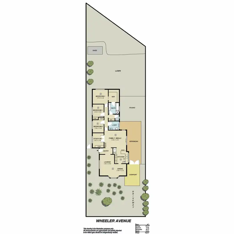 Floorplan of Homely house listing, 28 Wheeler Avenue, Pooraka SA 5095