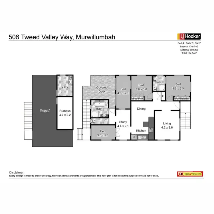 Floorplan of Homely house listing, 506 Tweed Valley Way, Murwillumbah NSW 2484