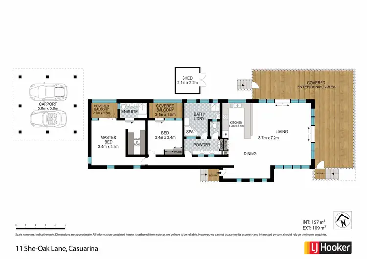 Floorplan of Homely house listing, 11 She-Oak Lane, Casuarina NSW 2487