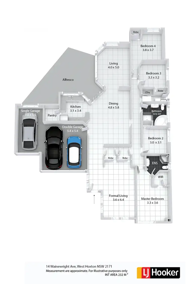 Floorplan of Homely house listing, 14 Wainewright Avenue, West Hoxton NSW 2171