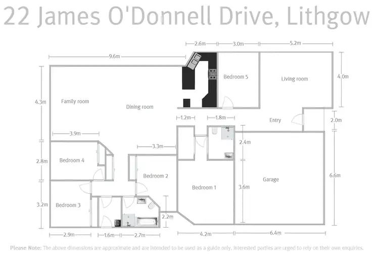 Floorplan of Homely house listing, 22 James O' Donnell Drive, Lithgow NSW 2790
