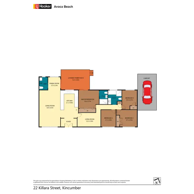 Floorplan of Homely house listing, 22 Killara Street, Kincumber NSW 2251