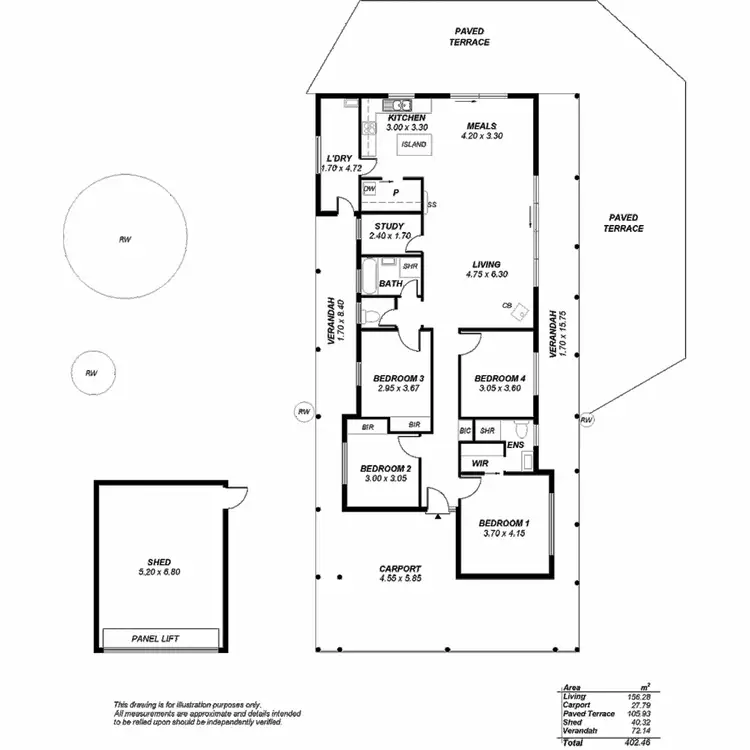 Floorplan of Homely house listing, 275 Deviation Road, Carey Gully SA 5144