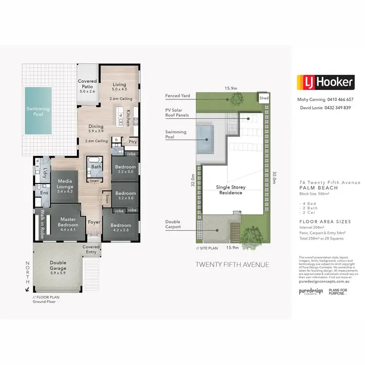 Floorplan of Homely house listing, 76 Twenty Fifth Avenue, Palm Beach QLD 4221