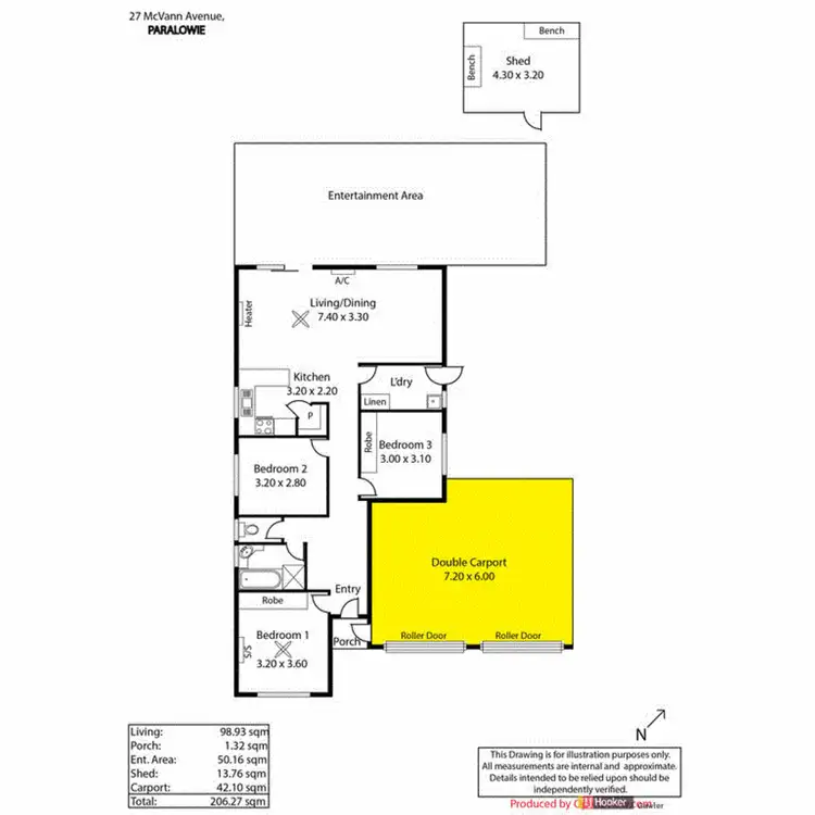 Floorplan of Homely house listing, 27 McVann Avenue, Paralowie SA 5108