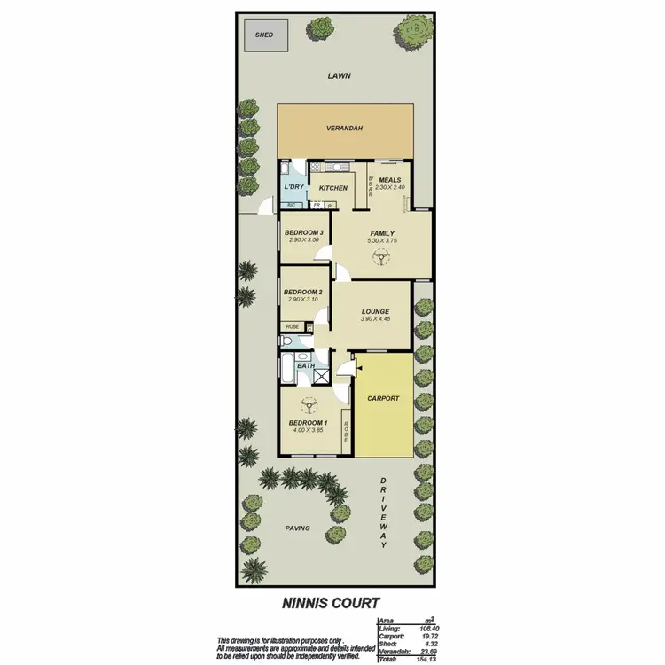 Floorplan of Homely house listing, 26 Ninnis Court, Greenwith SA 5125