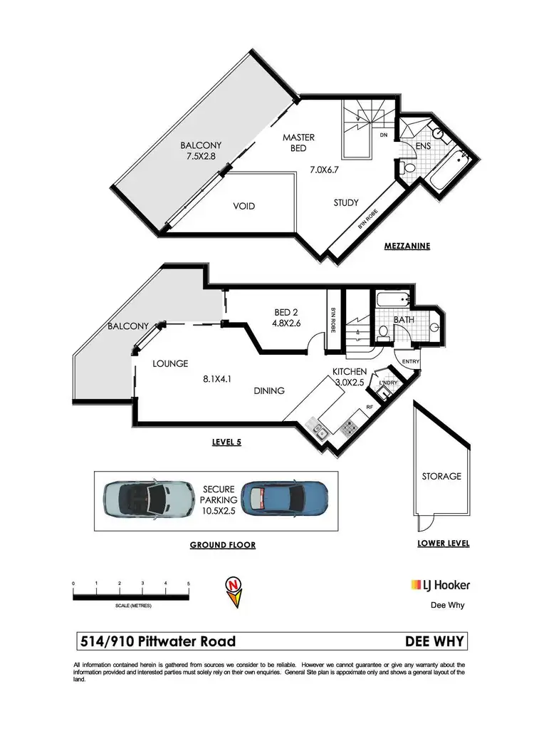 Floorplan of Homely apartment listing, 514/910 Pittwater Road, Dee Why NSW 2099