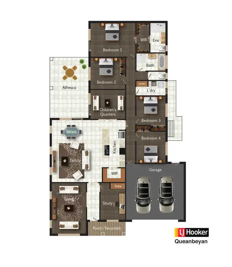 Floorplan of Homely house listing, 6 Nano Street, Googong NSW 2620