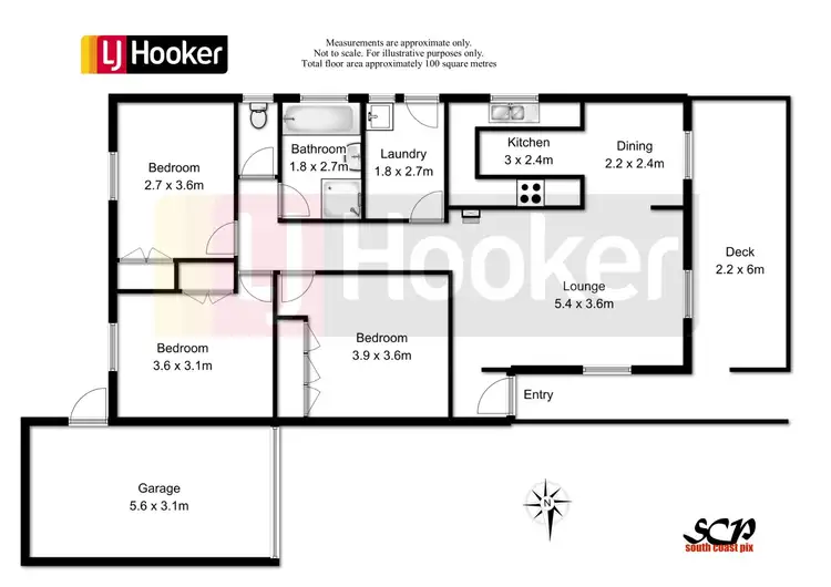 Floorplan of Homely house listing, 6 Binda Street, Malua Bay NSW 2536