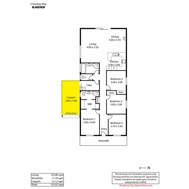 Floorplan of Homely house listing, 6 Stuckey Way, Blakeview SA 5114