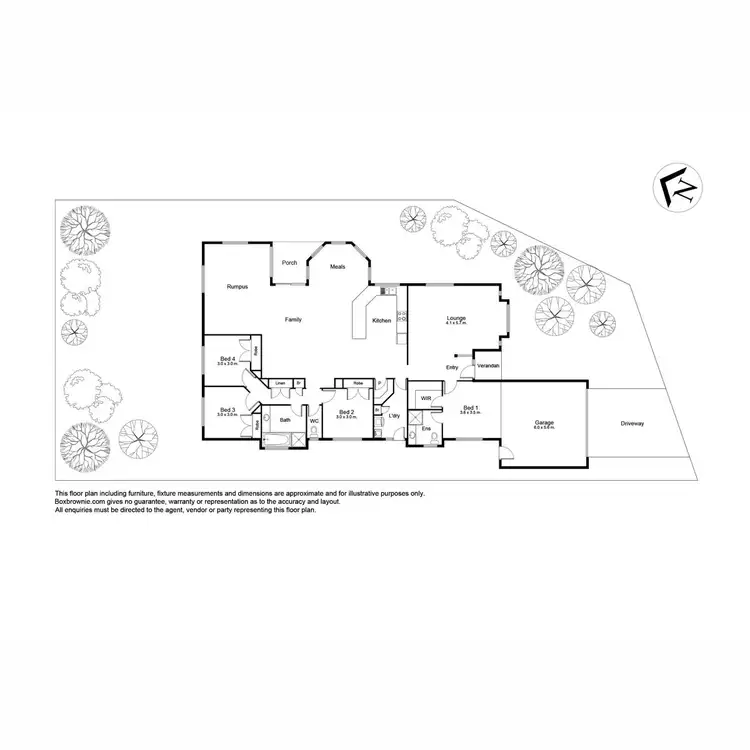 Floorplan of Homely house listing, 2 Friarbird Court, Point Cook VIC 3030