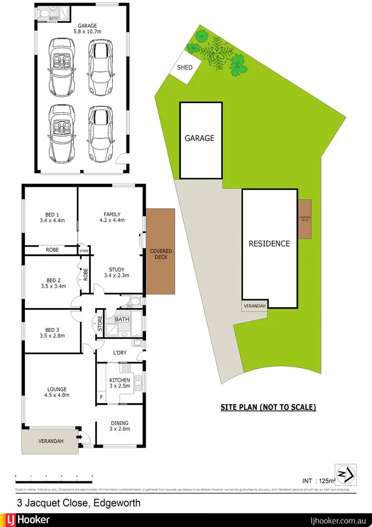 Floorplan of Homely house listing, 3 Jacquet Close, Edgeworth NSW 2285