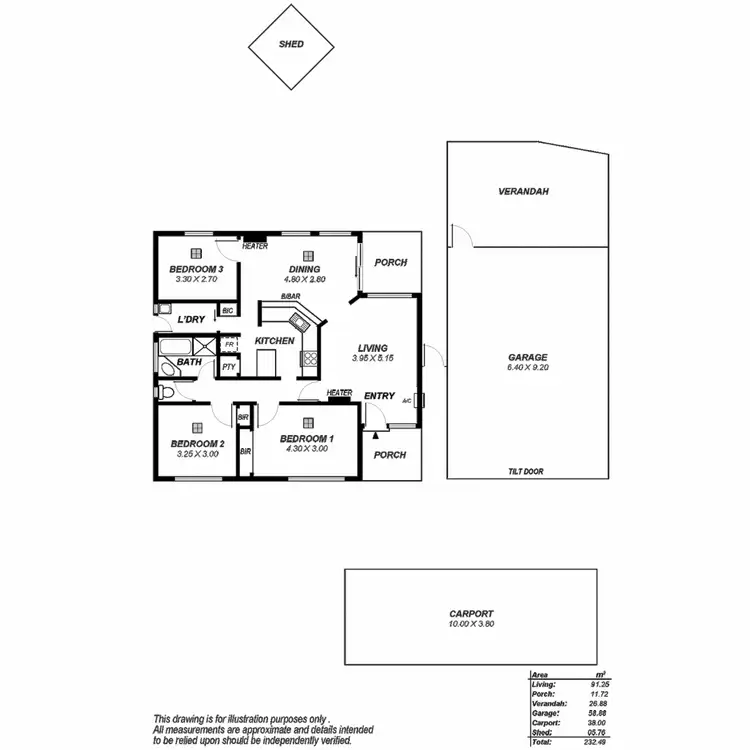 Floorplan of Homely house listing, 24 Trevalsa Court, Salisbury Heights SA 5109
