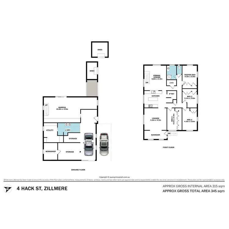 Floorplan of Homely house listing, 4 Hack Street, Zillmere QLD 4034
