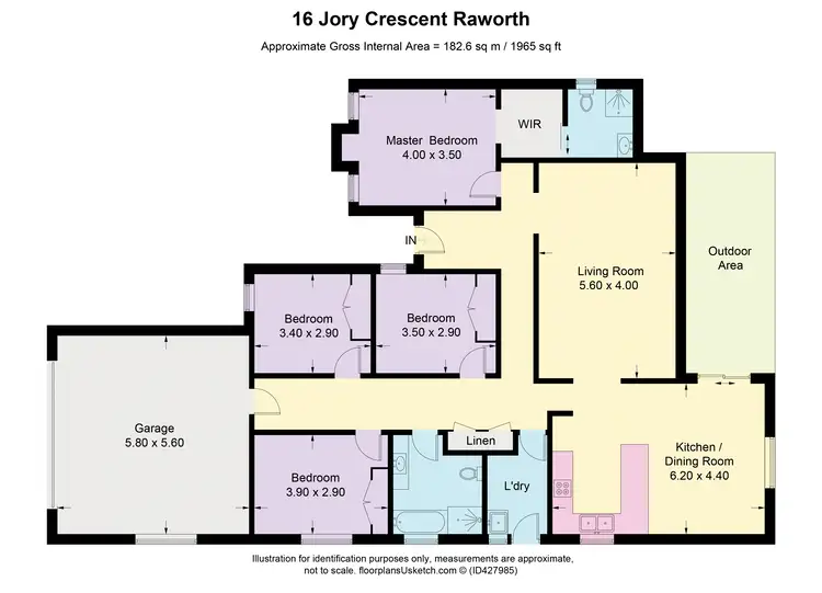 Floorplan of Homely house listing, 16 Jory Crescent, Raworth NSW 2321