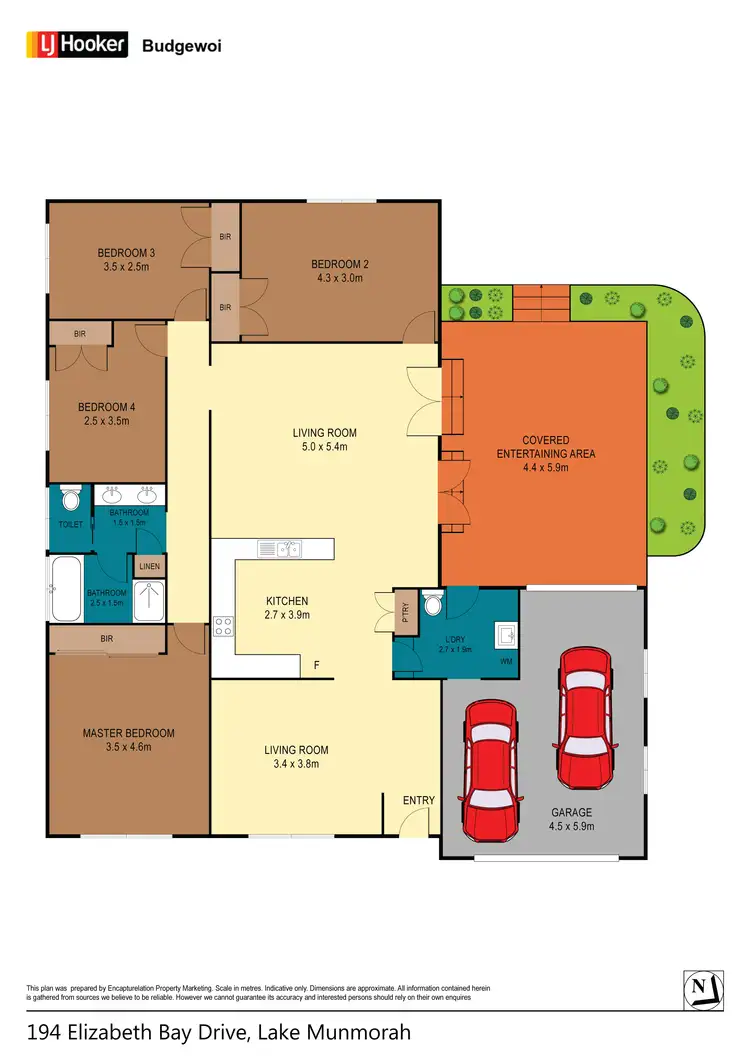 Floorplan of Homely house listing, 194 Elizabeth Bay Drive, Lake Munmorah NSW 2259