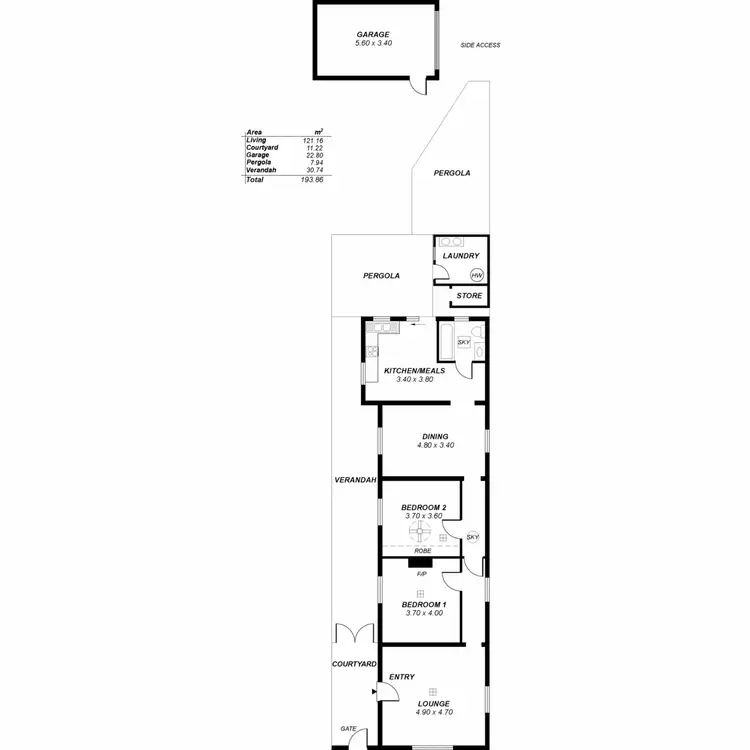 Floorplan of Homely house listing, 10 Victor Street, Maylands SA 5069