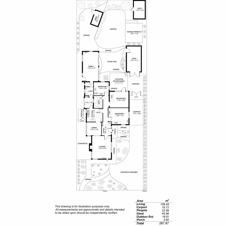 Floorplan of Homely house listing, 8 Burns Avenue, Hazelwood Park SA 5066