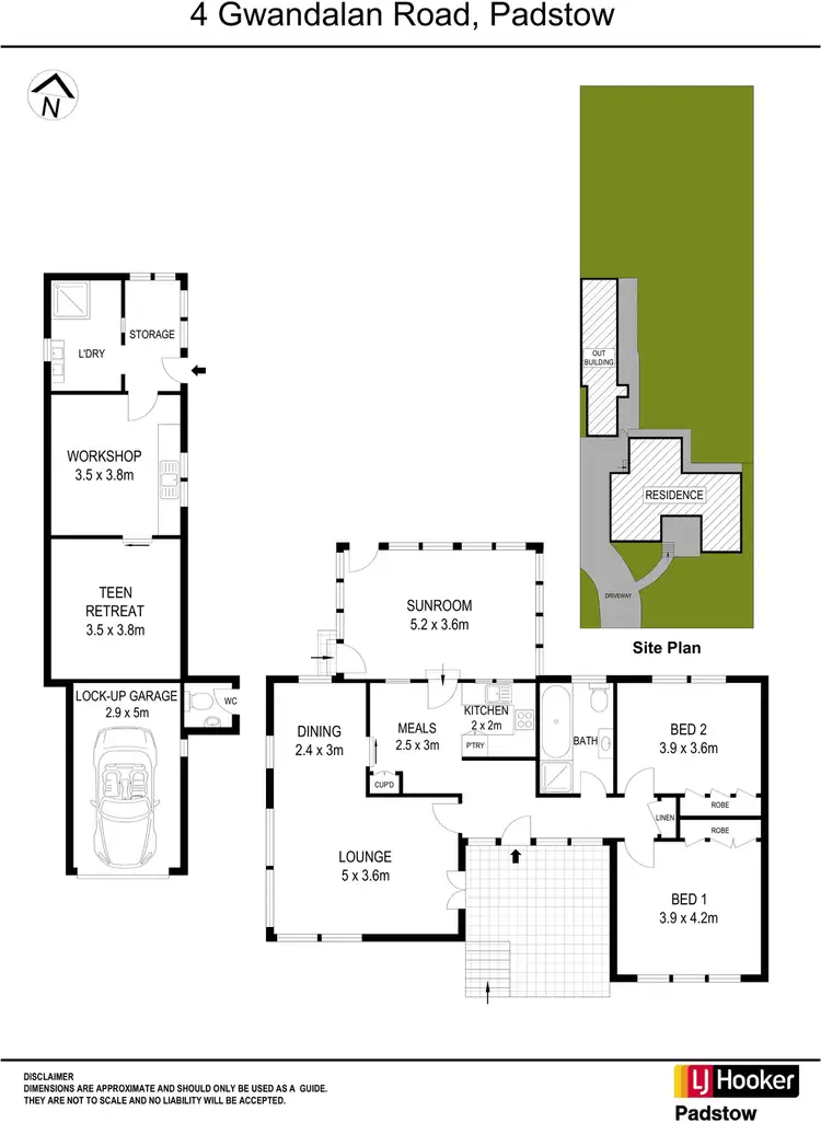 Floorplan of Homely house listing, 4 Gwandalan Road, Padstow NSW 2211
