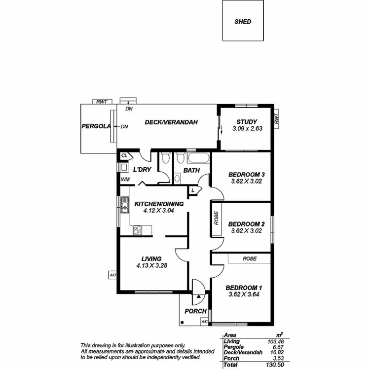 Floorplan of Homely house listing, 7 Doradillo Avenue, Modbury SA 5092