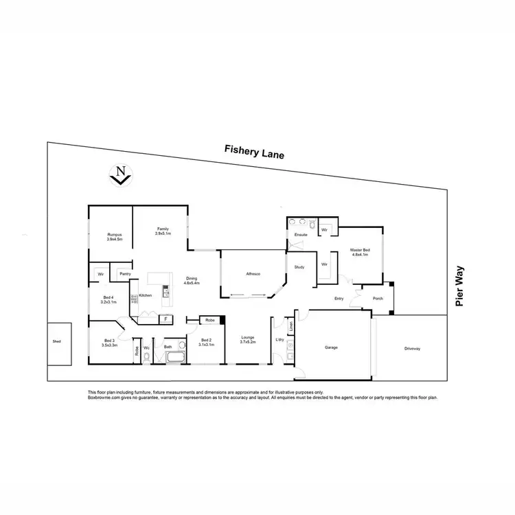 Floorplan of Homely house listing, 17 Pier Way, Point Cook VIC 3030