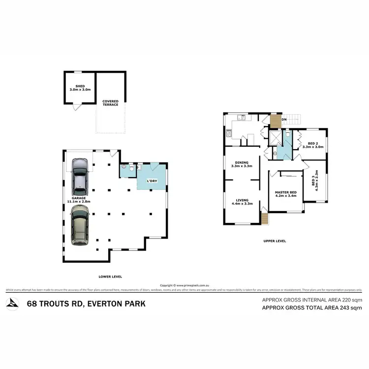 Floorplan of Homely house listing, 68 Trouts Road, Everton Park QLD 4053
