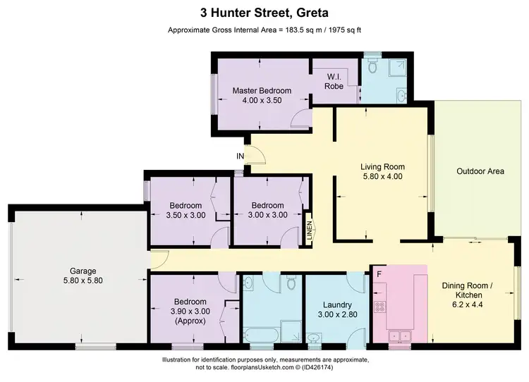 Floorplan of Homely house listing, 3 Hunter Street VIA Clift Street, Greta NSW 2334