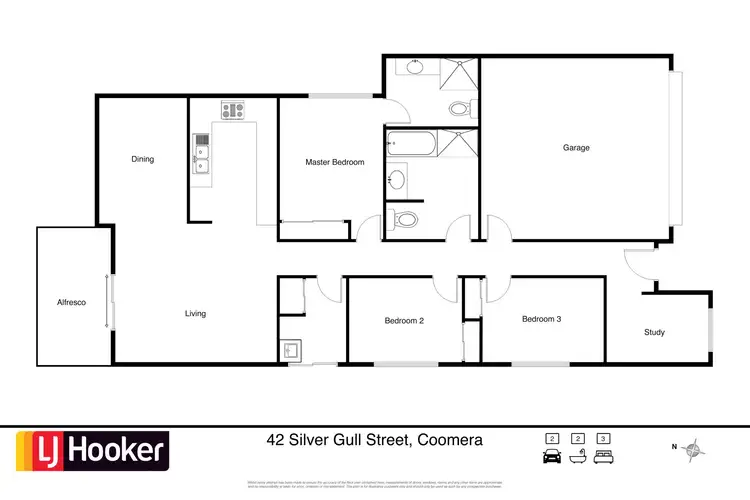 Floorplan of Homely house listing, 42 Silver Gull Street, Coomera QLD 4209
