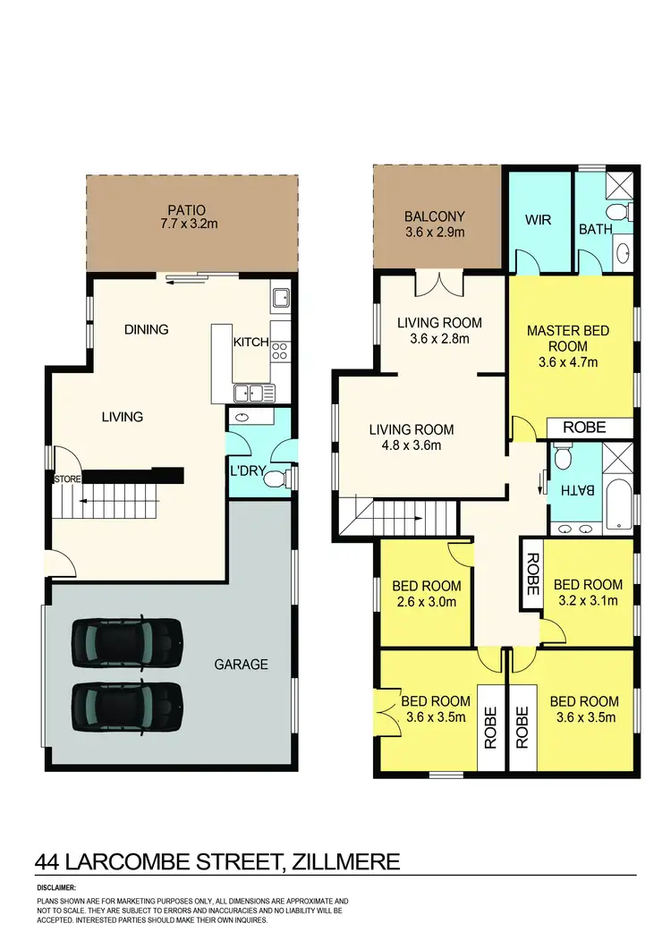 Floorplan of Homely house listing, 44 Larcombe Street, Zillmere QLD 4034