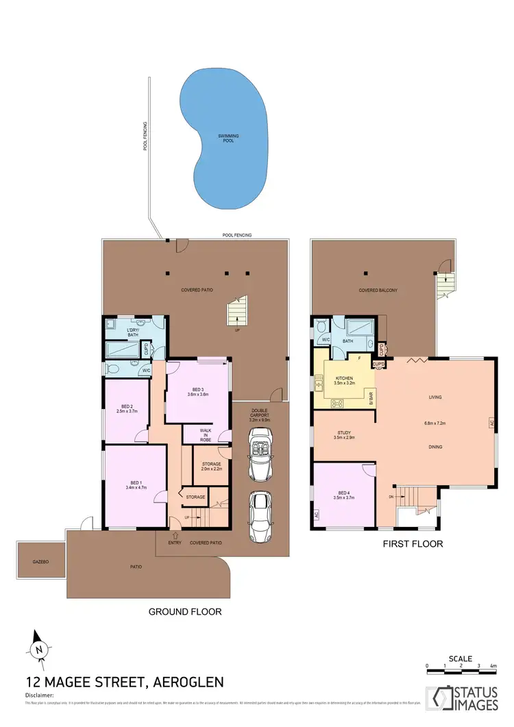 Floorplan of Homely house listing, 12 Magee Street, Aeroglen QLD 4870