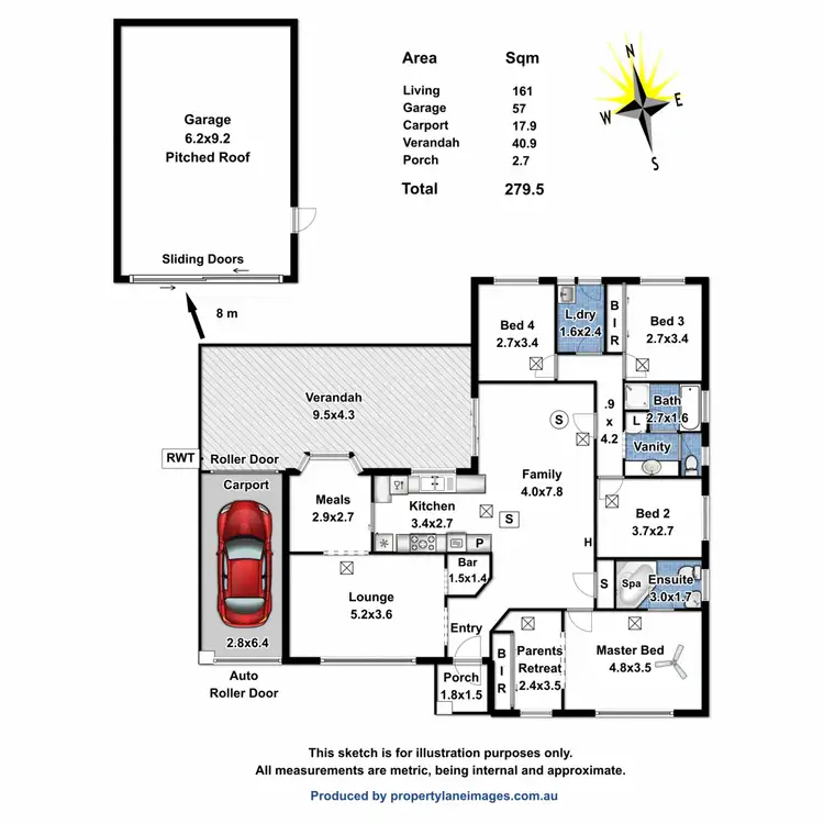 Floorplan of Homely house listing, 2 Cawston Court, Gulfview Heights SA 5096