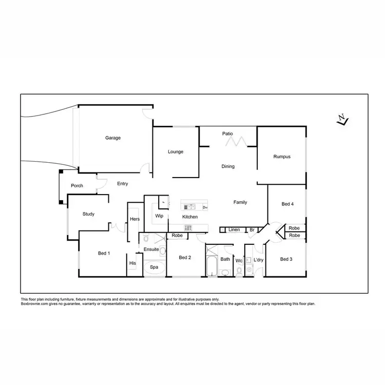 Floorplan of Homely house listing, 4 Manoora Terrace, Point Cook VIC 3030