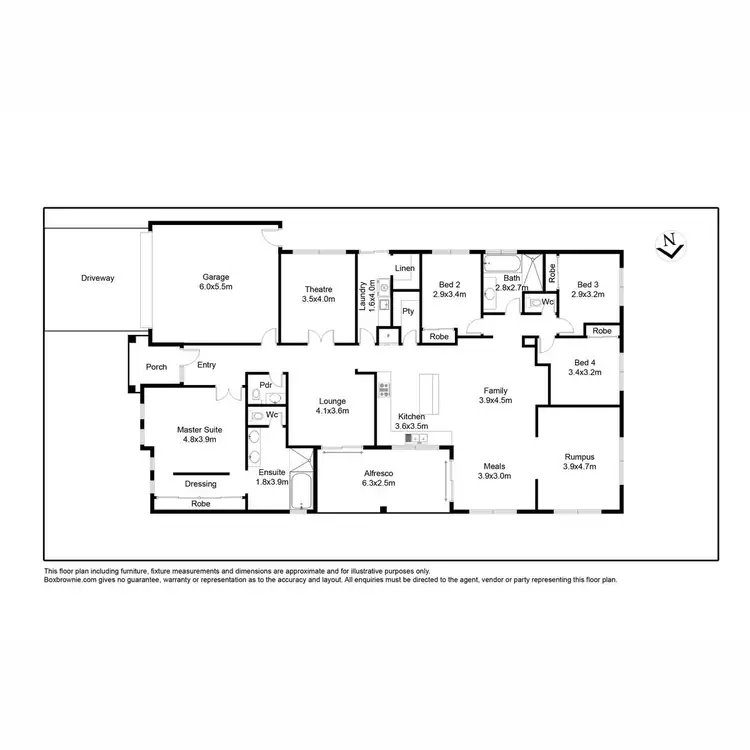 Floorplan of Homely house listing, 13 Cabernet Street, Point Cook VIC 3030