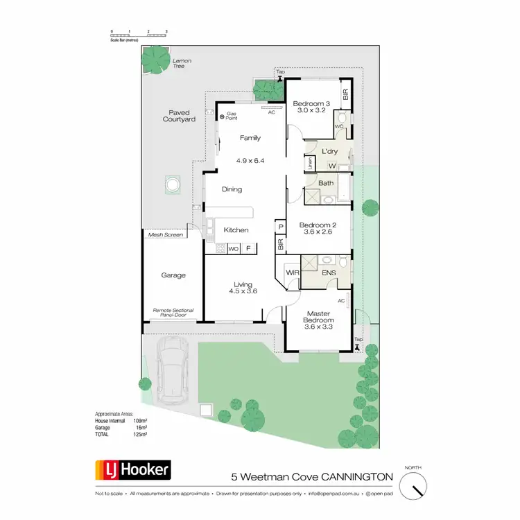 Floorplan of Homely house listing, 5 Weetman Cove, Cannington WA 6107