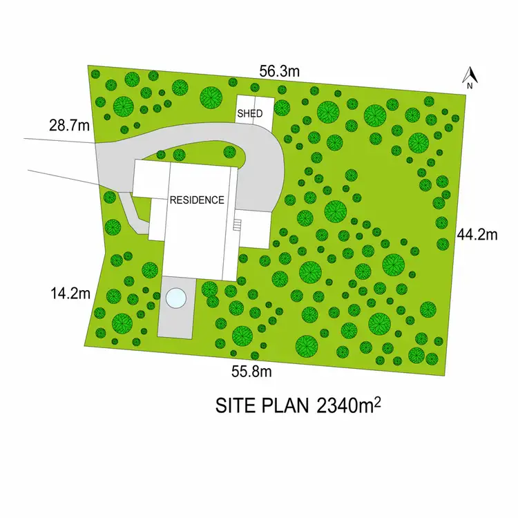 Floorplan of Homely house listing, 27 Charlick Road, Crafers West SA 5152
